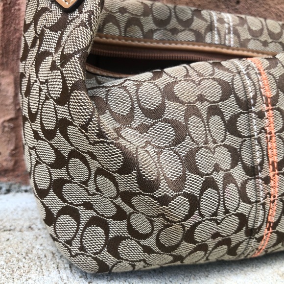Small Brown Coach Tote - Picture 6 of 12